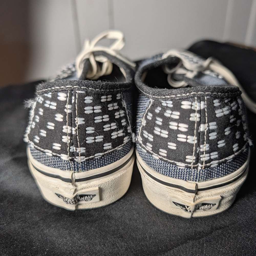 VANS Patchwork lace up Skate Shoes Men’s 7.5 Womens 9 - Picture 6 of 9